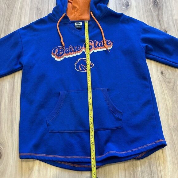 BOISE STATE Broncos Blue & Orange Hoodie by Stadium Athletics Size L Super Soft - Picture 5 of 10